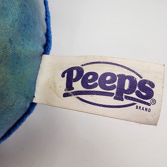 Peeps Blue Bunny Plush 12" Iridescent Blue Purple Side Stuffed Animal Toy 2024 - Picture 8 of 9
